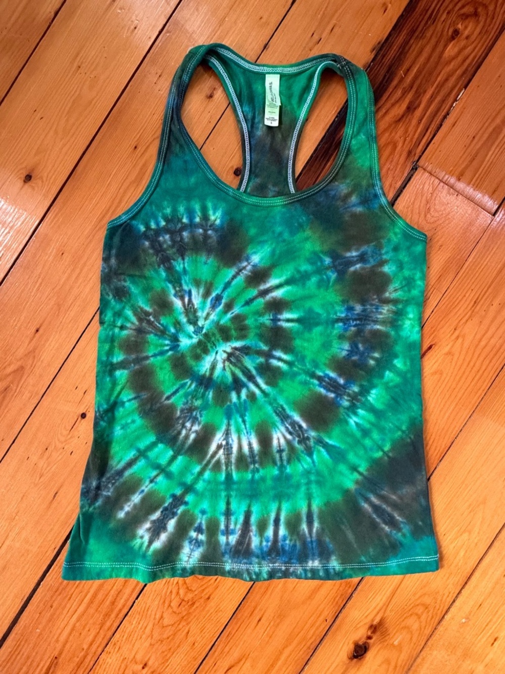 One of a Kind Tie-Dye Women's Racerback Tank Small